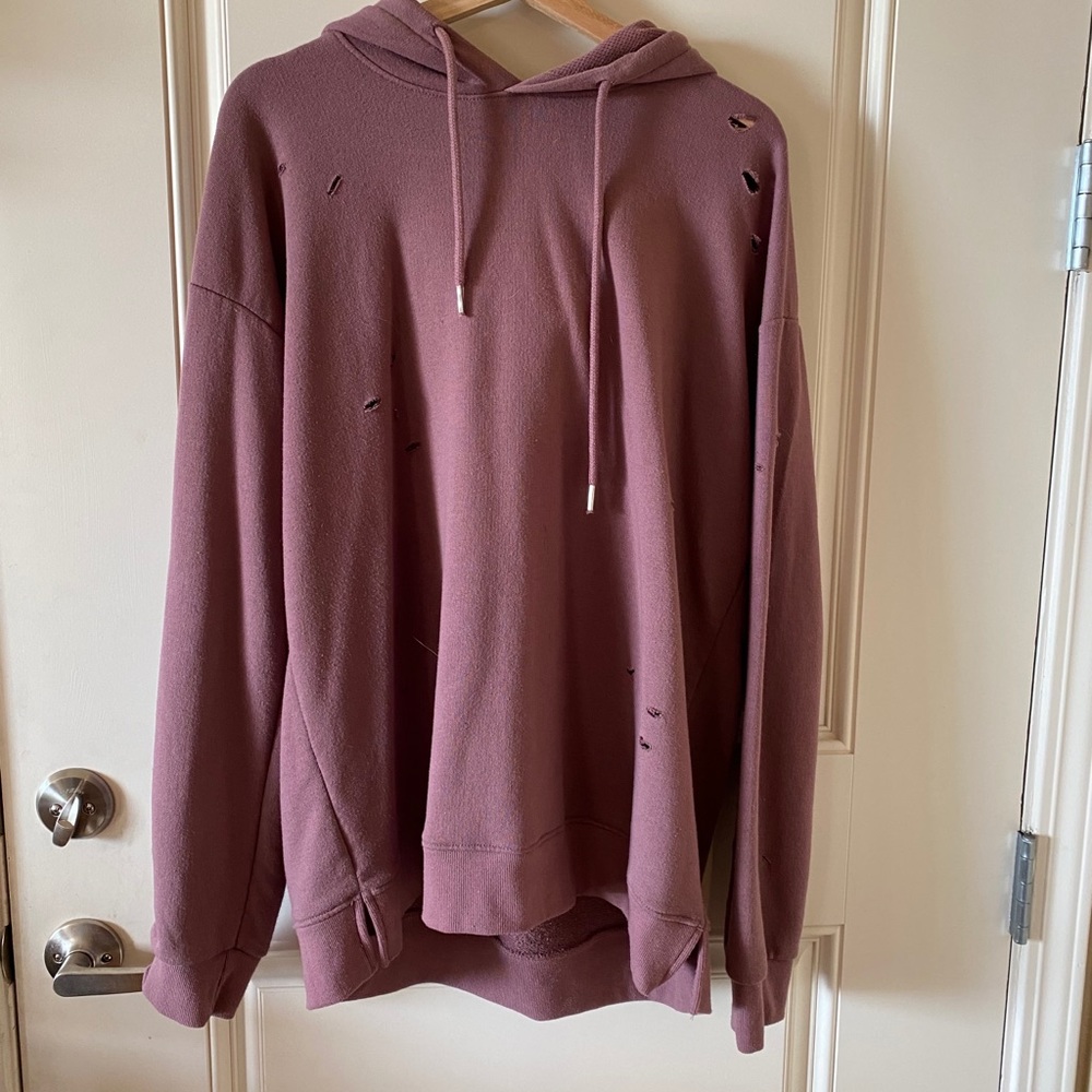 FOREVER 21 Oversized Pink Hoodie